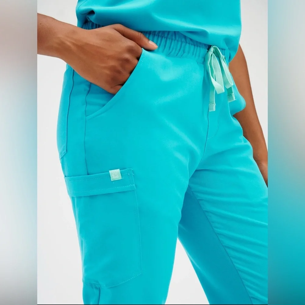 Garde Malade Turquoise Scrub Set S/M - Picture 7 of 7